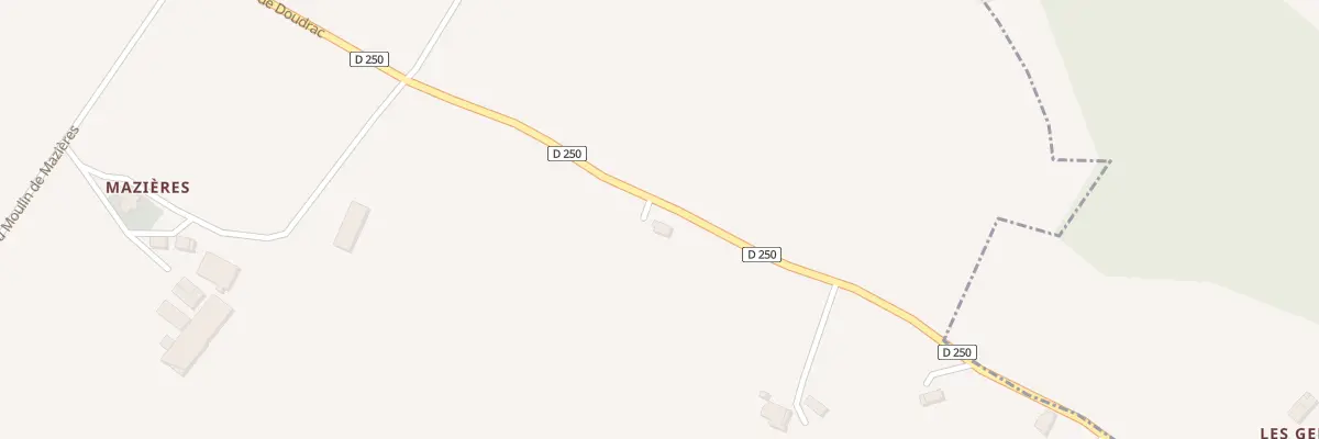 Plan du 41 Peyregras Haut à Mazières-Naresse