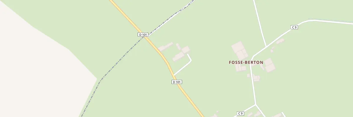 Plan du 127 Fosse Berton à Bossée