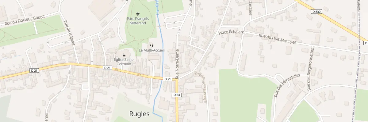 Plan du 5 Rue du General de Gaulle à Rugles
