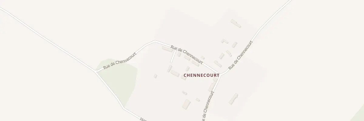 Plan du 14 Rue de Chennecourt à Ambenay