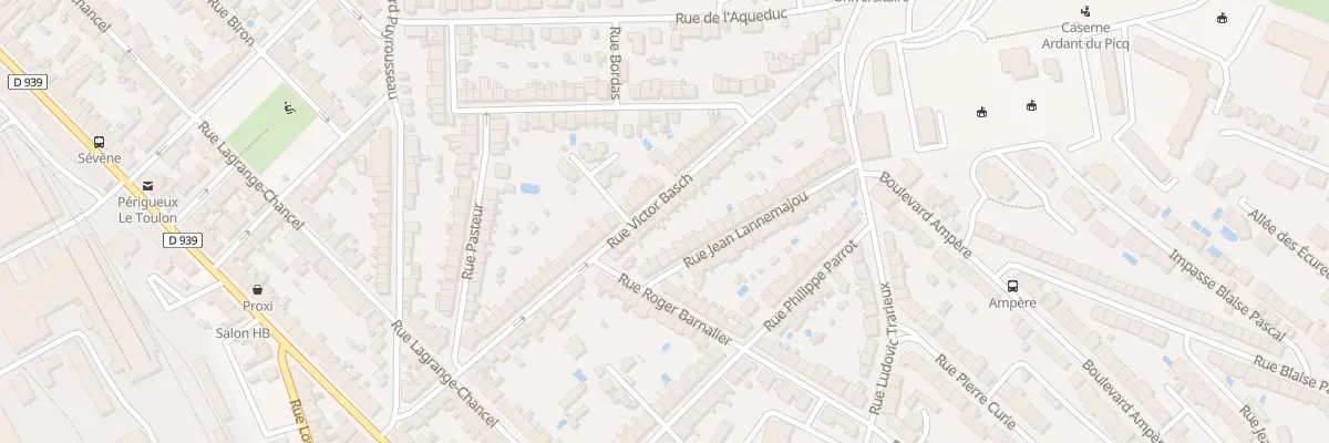 Plan du 54 Rue Victor Basch à Périgueux