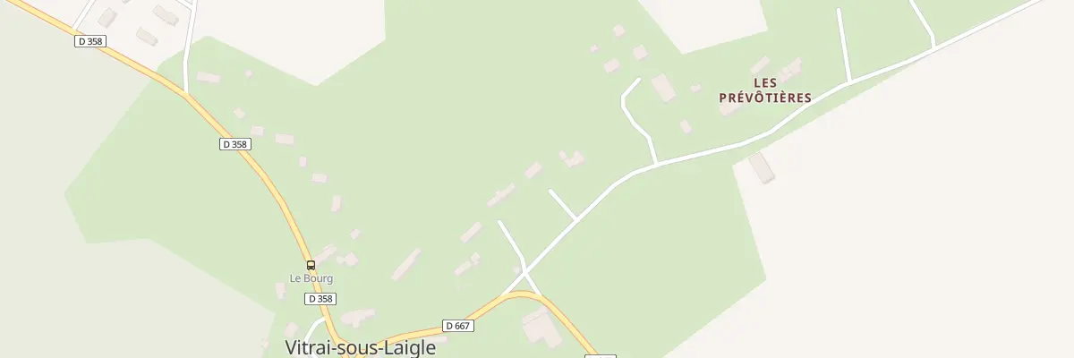 Plan du 2 Les Prevotieres à Vitrai-sous-Laigle