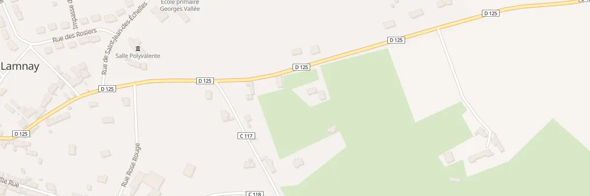 Plan du 298 Rte de Courgenard à Lamnay