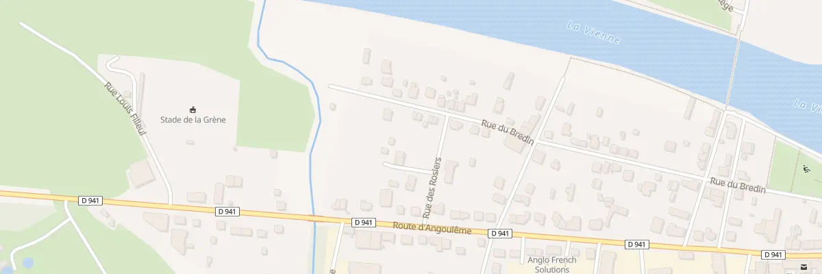 Plan du 30 Rue du Bredin à Angoulême