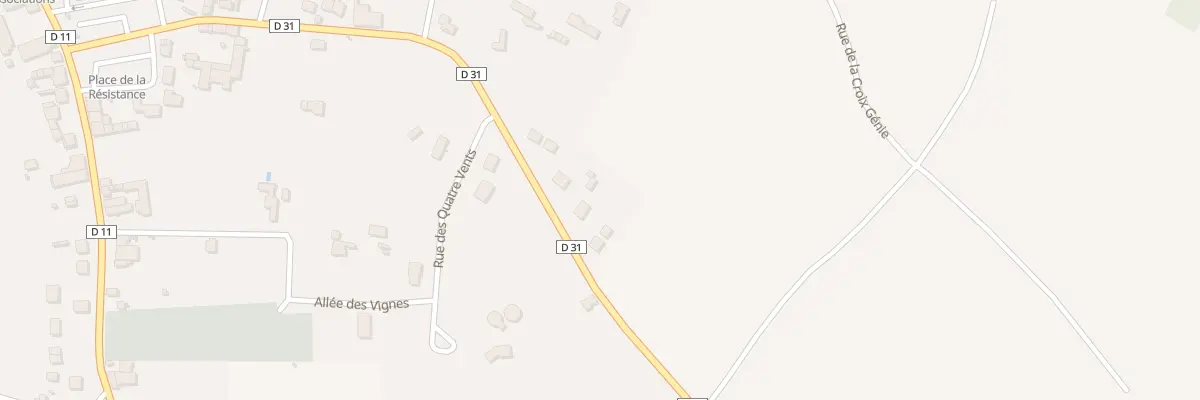 Plan du 27 Rte d’Adriers à Persac
