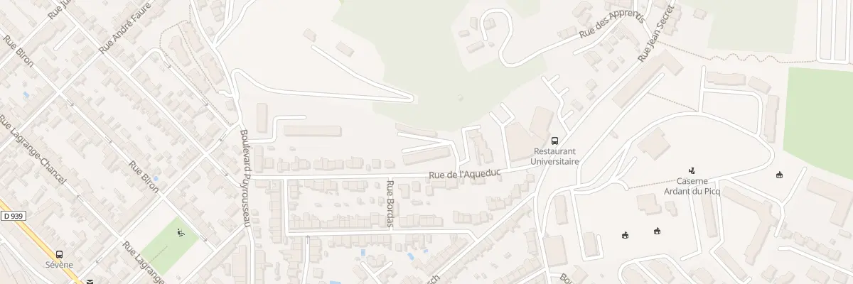 Plan du 39 Rue de l’Aqueduc à Périgueux