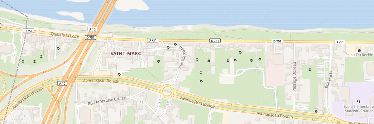Plan du 6 Rue Marceau à Saint-Pierre-des-Corps