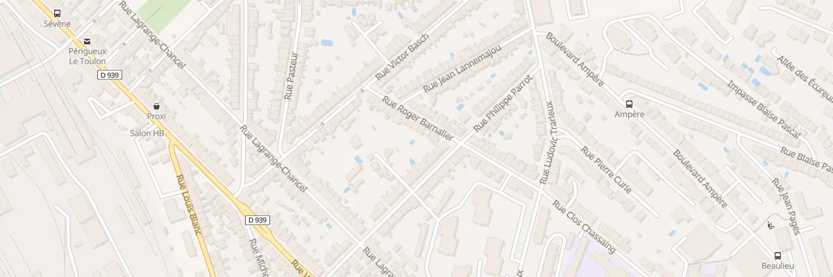 Plan du 87 Rue Roger Barnalier à Périgueux
