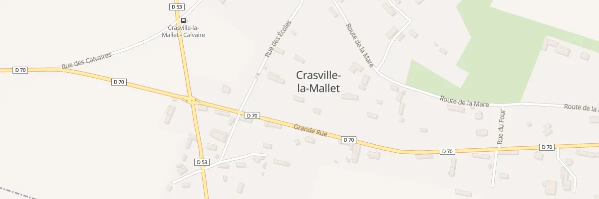 Plan du 6 Grande Rue à Crasville-la-Mallet