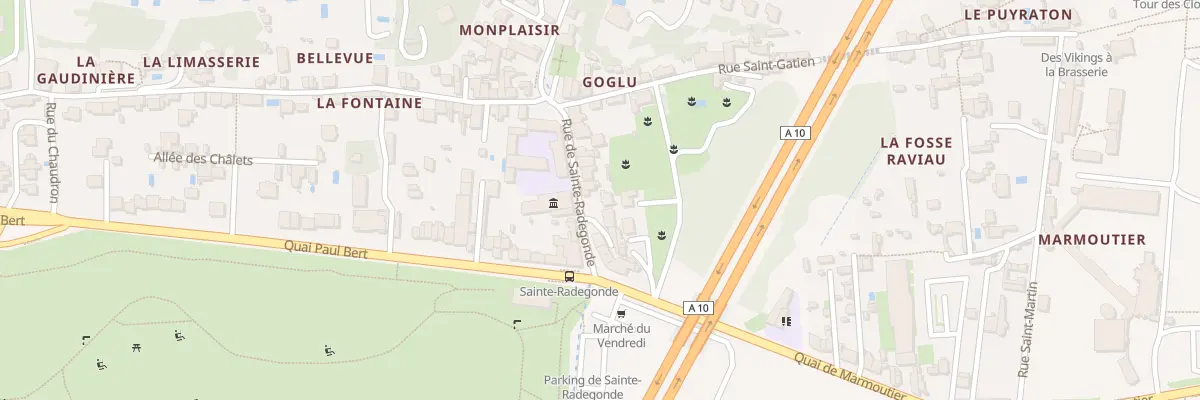 Plan du 11 Rue de Ste Radegonde à Tours