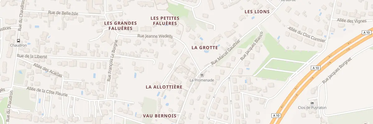 Plan du 2 Rue Jeanne Wedells à Tours