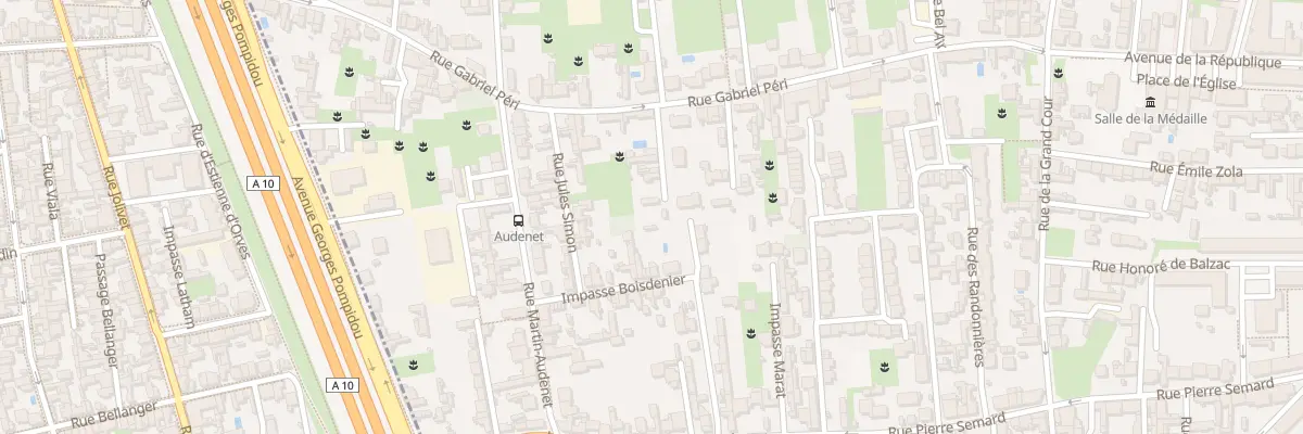 Plan du 43 Rue Gabriel Péri à Saint-Pierre-des-Corps