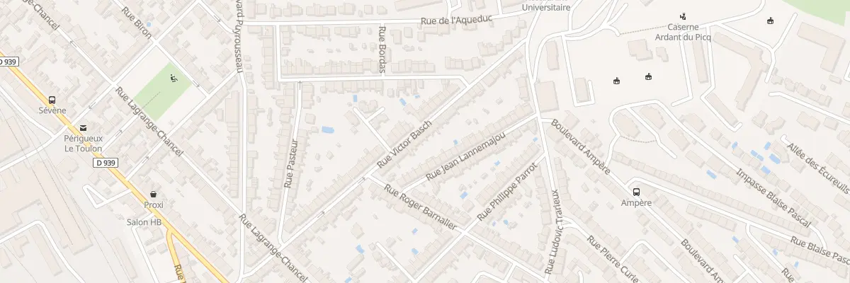 Plan du 58 Rue Victor Basch à Périgueux
