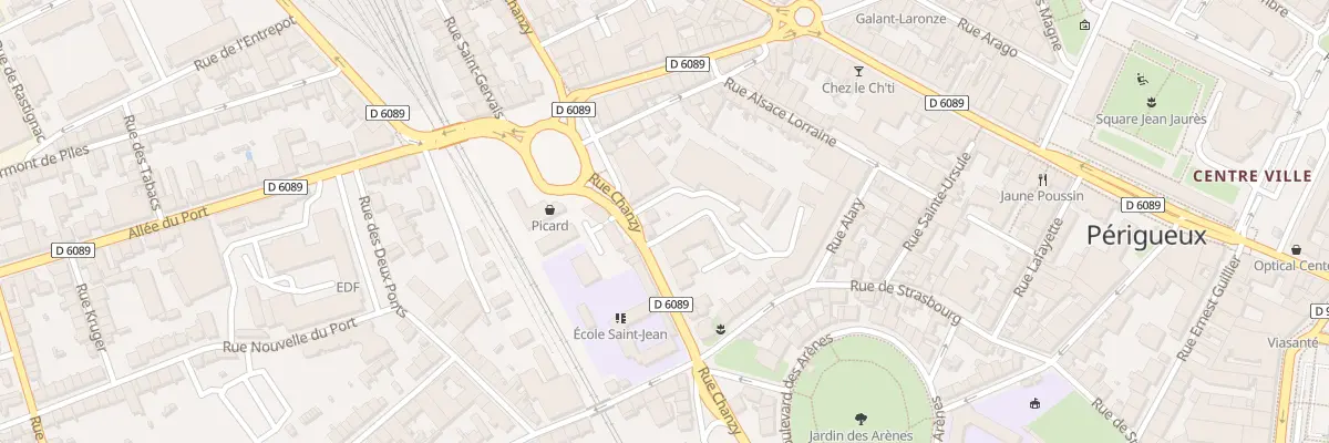 Plan du 32 Rue Chanzy à Périgueux