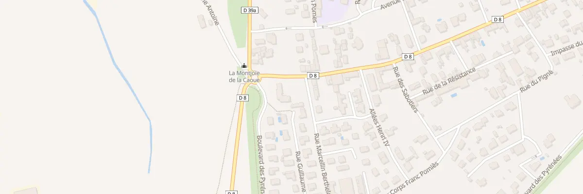 Plan du 2 Rue Berthelot à Saint-Gaudens