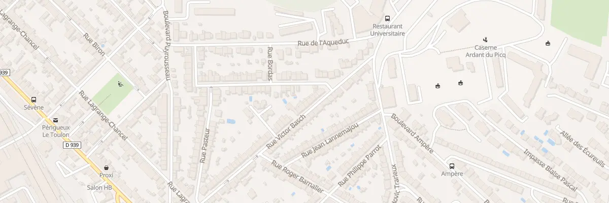 Plan du 63 Rue Victor Basch à Périgueux