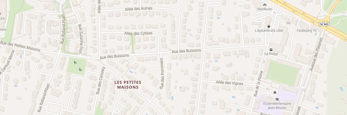 Plan du 28 Rue des Buissons à Chambray-lès-Tours