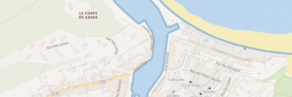 Plan du 7 Sen des Douaniers à Saint-Valery-en-Caux