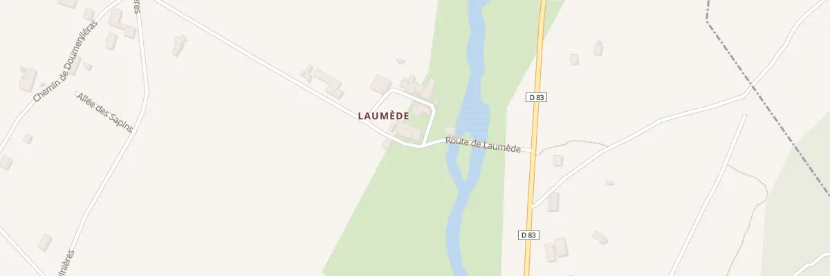 Plan du 32 Laumède à Quinsac