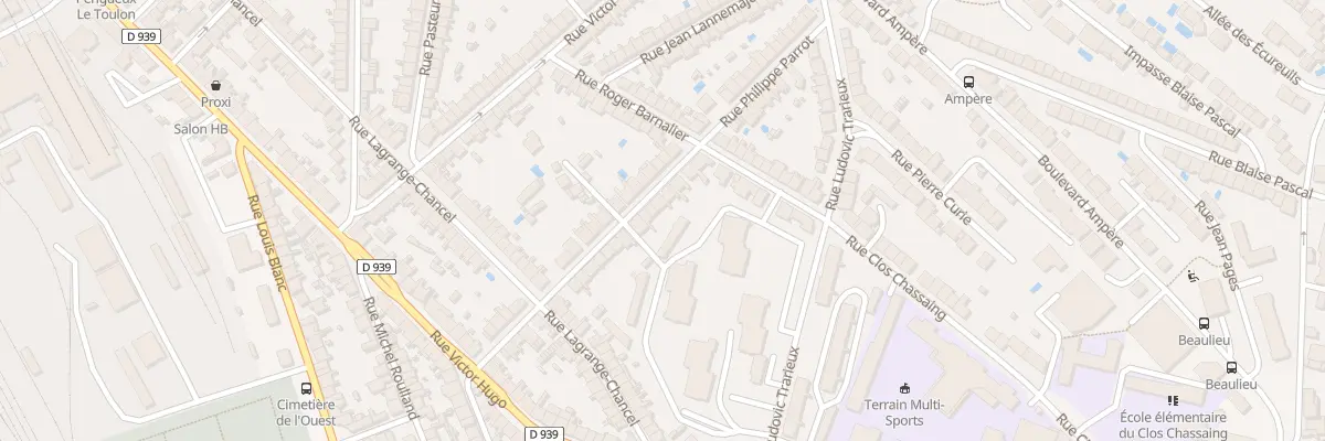 Plan du 38 Rue Philippe Parrot à Périgueux
