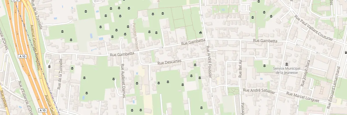 Plan du 12 Rue Descartes à Saint-Pierre-des-Corps