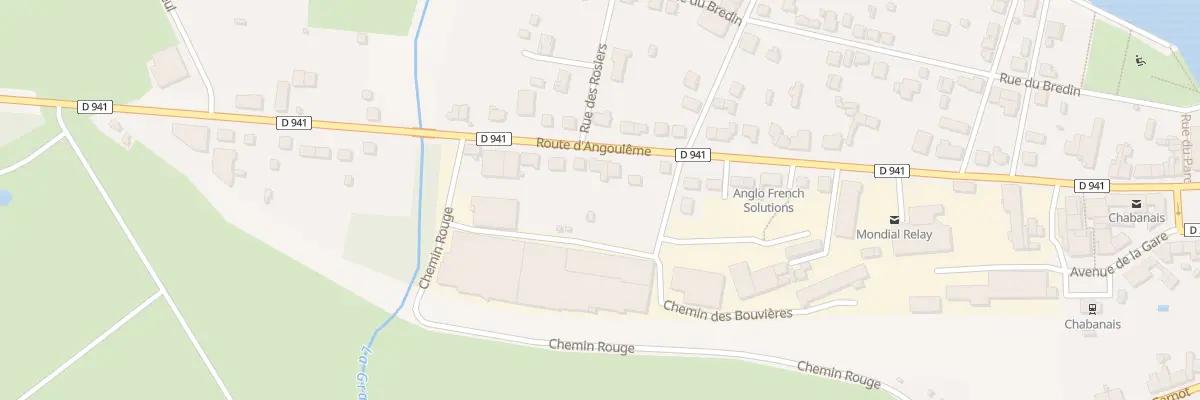 Plan du 56 Rte d’Angouleme à Chabanais