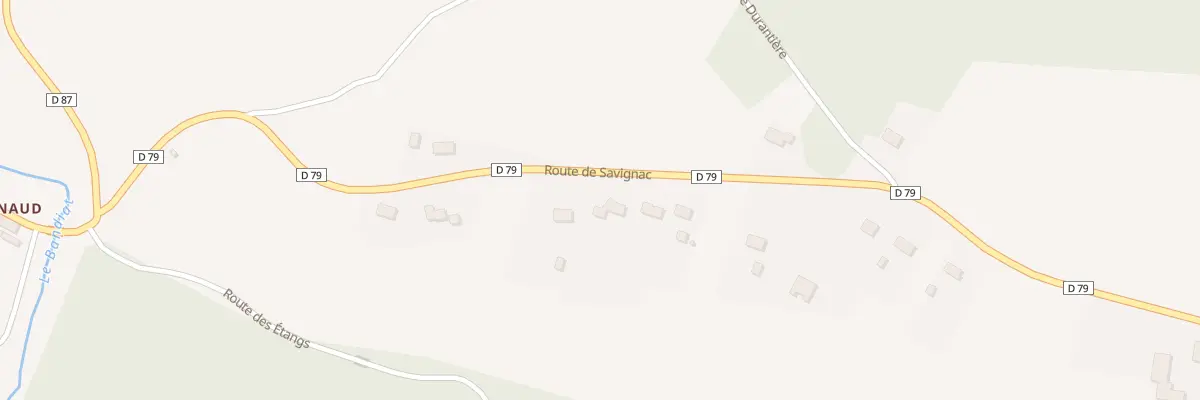 Plan du 482 Rte de Savignac à Savignac-de-Nontron
