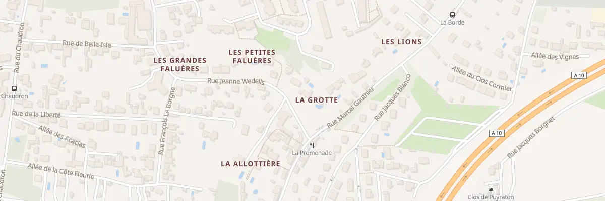 Plan du 3 Rue Jeanne Wedells à Tours