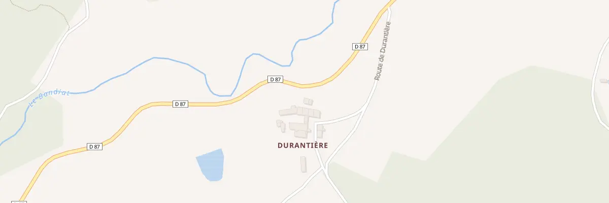 Plan du 30 Durantiere à Savignac-de-Nontron
