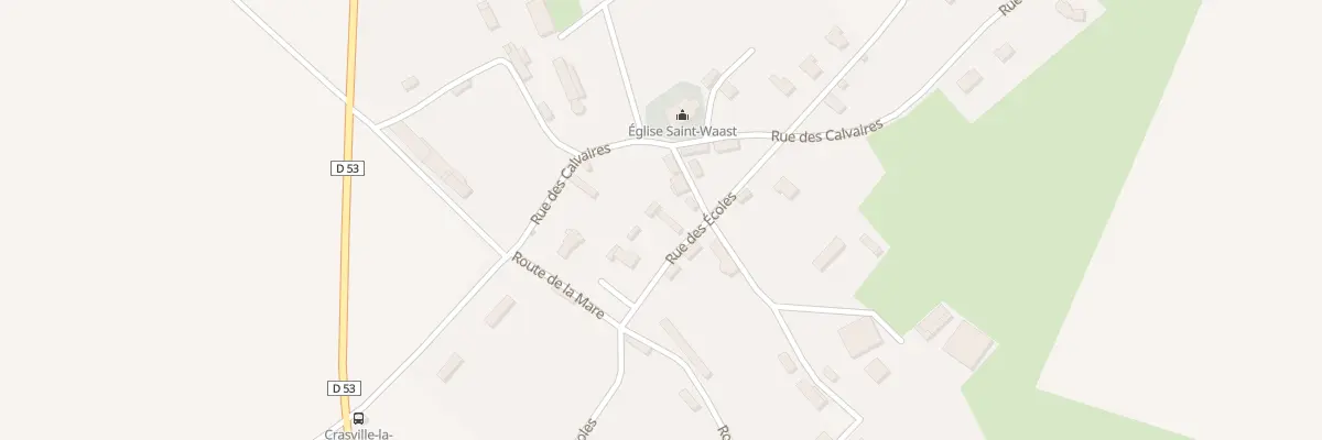 Plan du 8B Rue des Ecoles à Crasville-la-Mallet