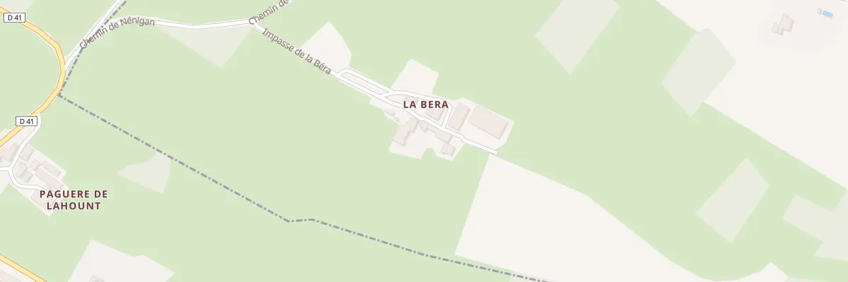 Plan du 79 La Bera à Puymaurin