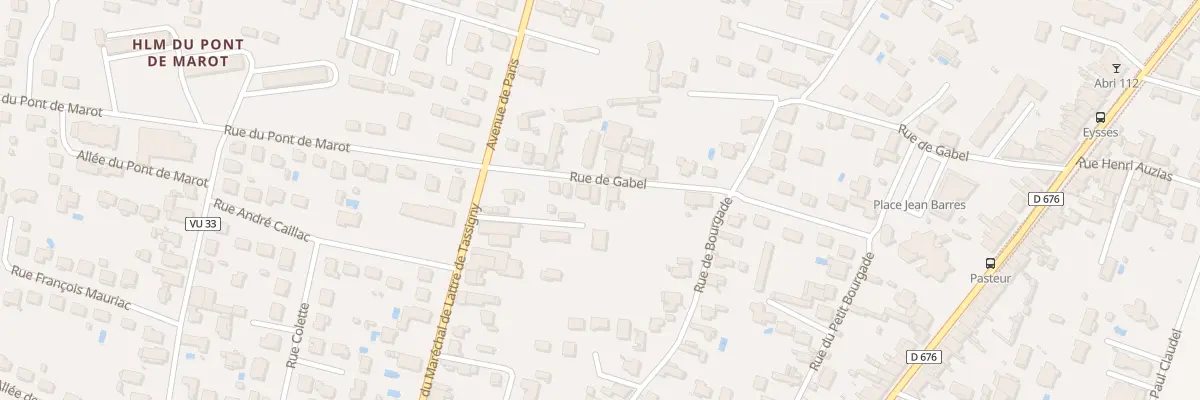 Plan du 39 Rue de Gabel à Villeneuve-sur-Lot