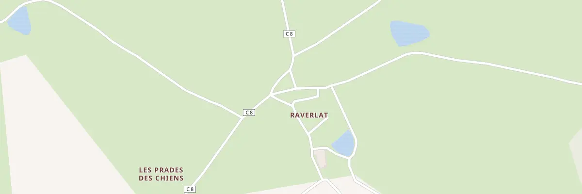 Plan du 5096 Raverlac aux Salles-Lavauguyon