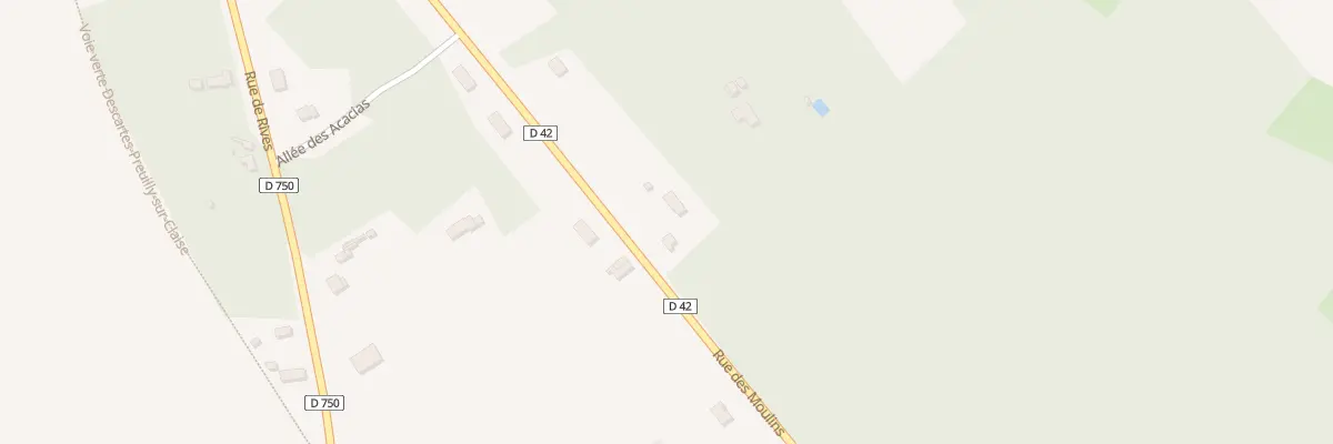 Plan du 68 Rue des Moulins à Abilly