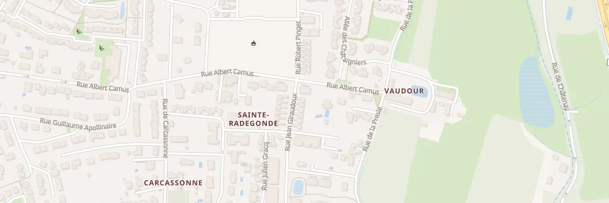 Plan du 73 Rue Jean Giraudoux à Tours