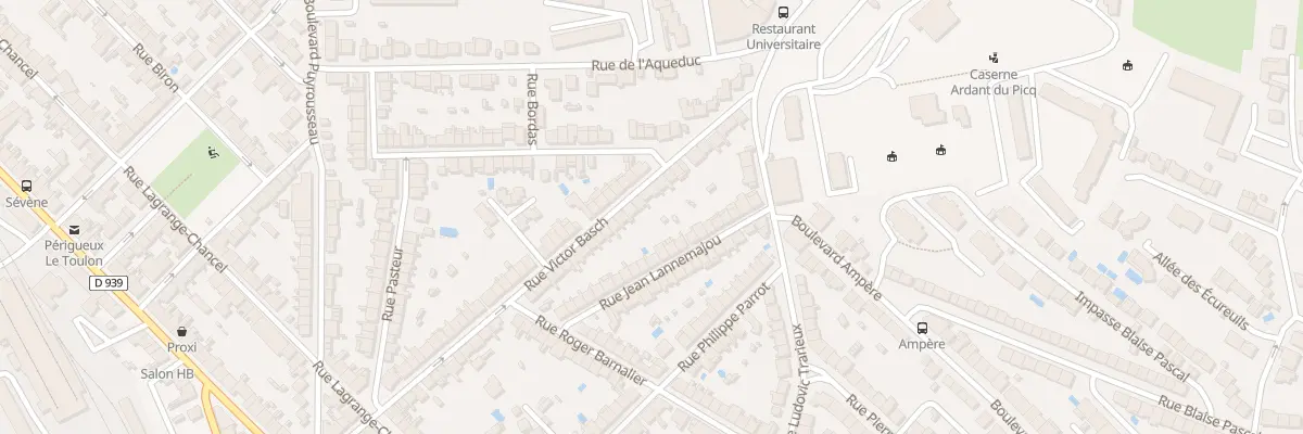 Plan du 70 Rue Victor Basch à Périgueux