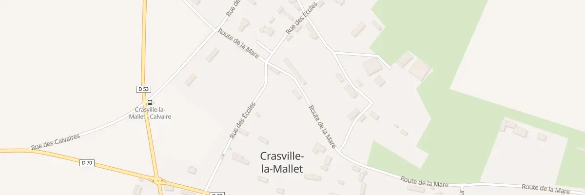 Plan du 1 Rue de la Mare à Crasville-la-Mallet