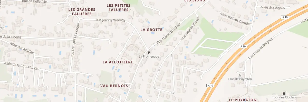 Plan du 19 Rue Marcel Gauthier à Tours