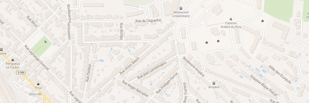 Plan du 76 Rue Victor Basch à Périgueux