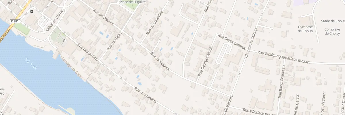 Plan du 61 Rue de Velours à Villeneuve-sur-Lot