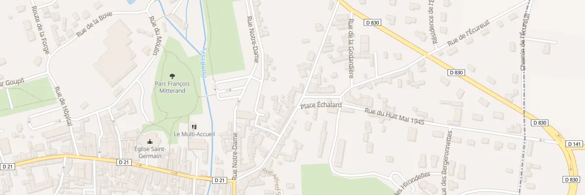 Plan du 39 Rue du General de Gaulle à Rugles