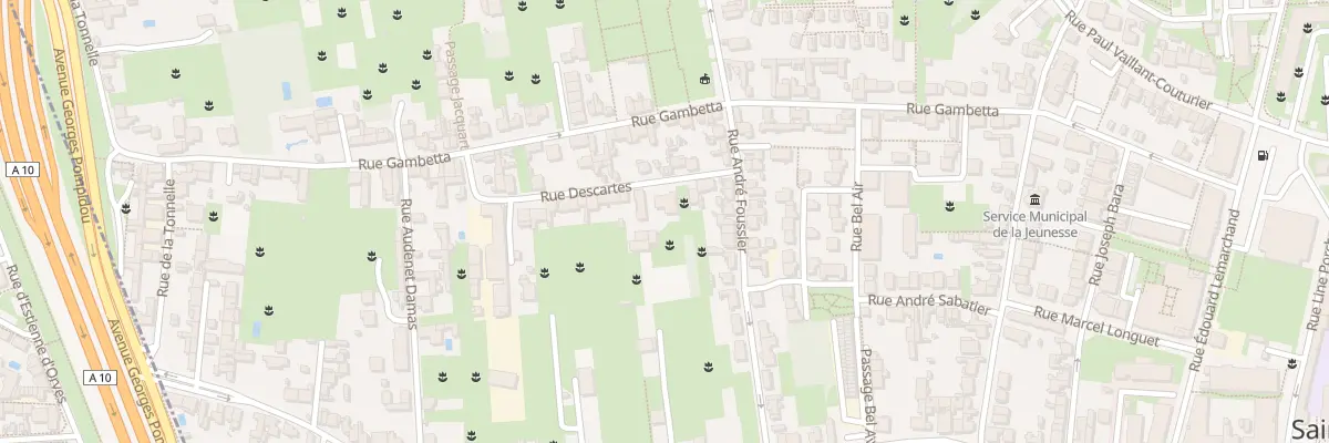 Plan du 21 Rue Descartes à Saint-Pierre-des-Corps