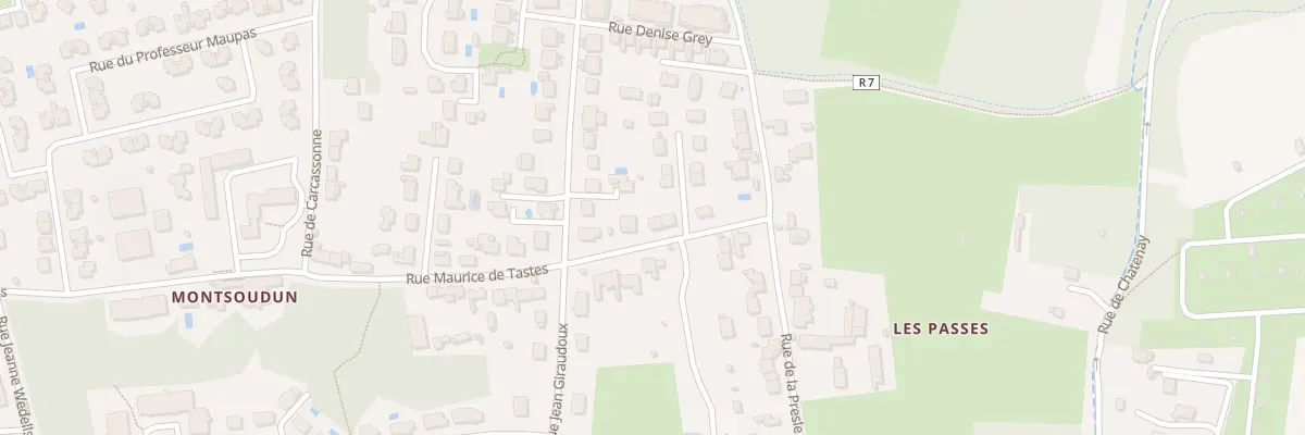 Plan du 76 Rue Maurice de Tastes à Tours