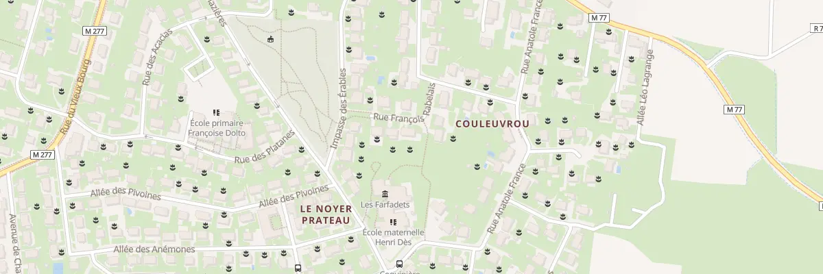 Plan du 8 Rue François Rabelais à Notre-Dame-d’Oé