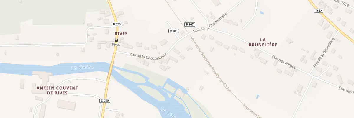 Plan du 8 Rue de la Chocolaterie à Abilly
