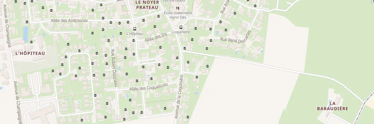 Plan du 14 Av de la Coquinière à Notre-Dame-d’Oé