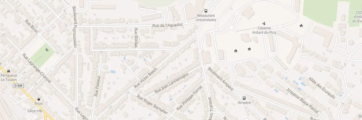 Plan du 80 Rue Victor Basch à Périgueux