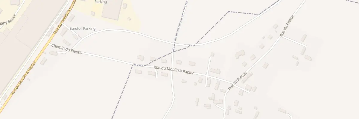 Plan du 11 Rue du Moulin a Papier à Chéronvilliers