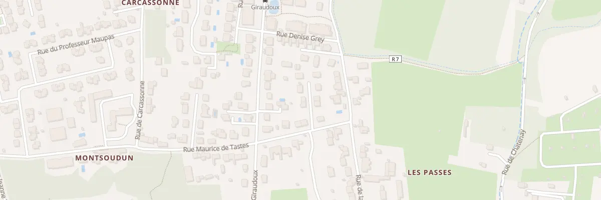 Plan du 6 Imp de la Billardière à Tours