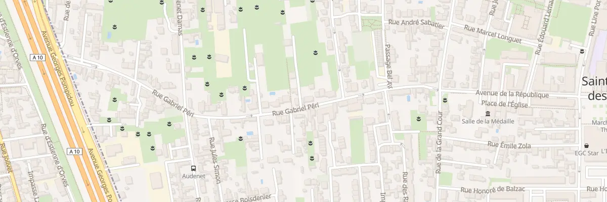 Plan du 70B Rue Gabriel Péri à Saint-Pierre-des-Corps